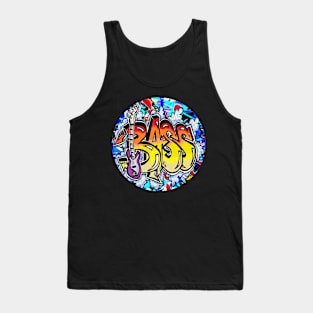 Bass Splash Rainbow Art Tank Top